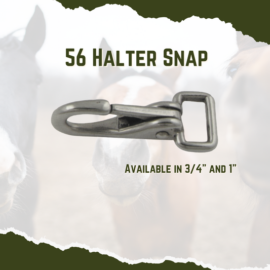 56 Nickle Plated Halter Snap from Elite Global.