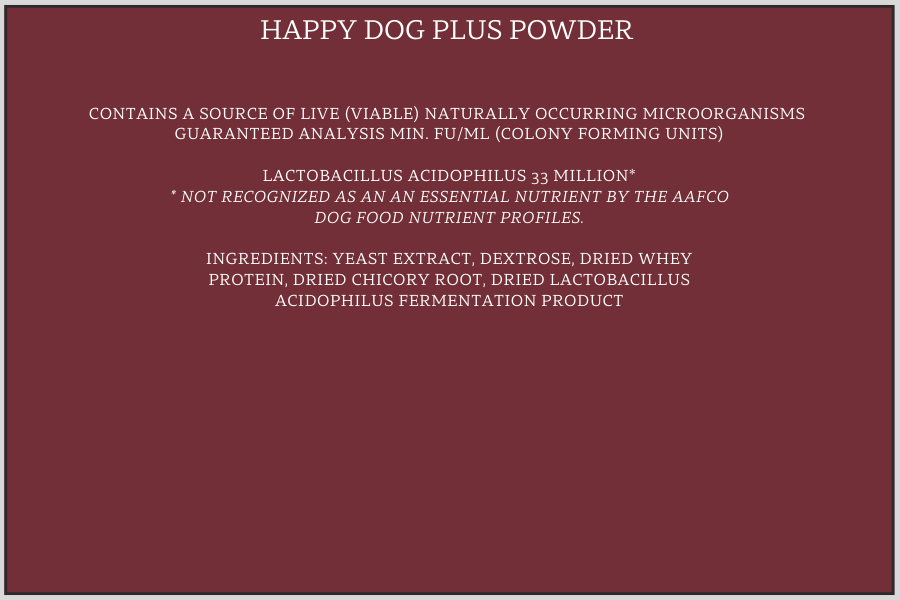 Happy Dog Plus Powder or Paste - Canine Immunity Support