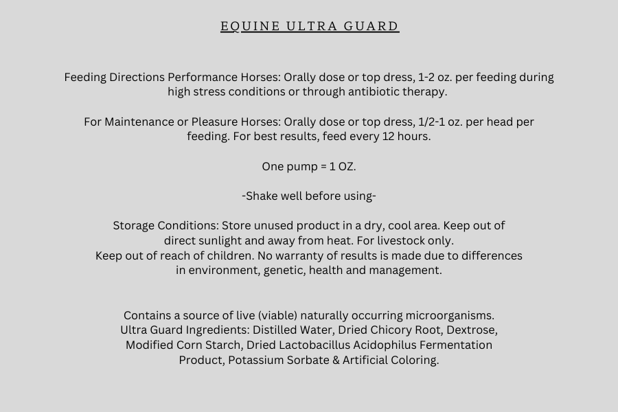 Equine Ultra Guard - Liquid Immune System Aid