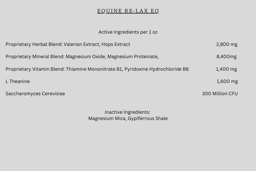 Equine Relax EQ - Calming Herbal Blend