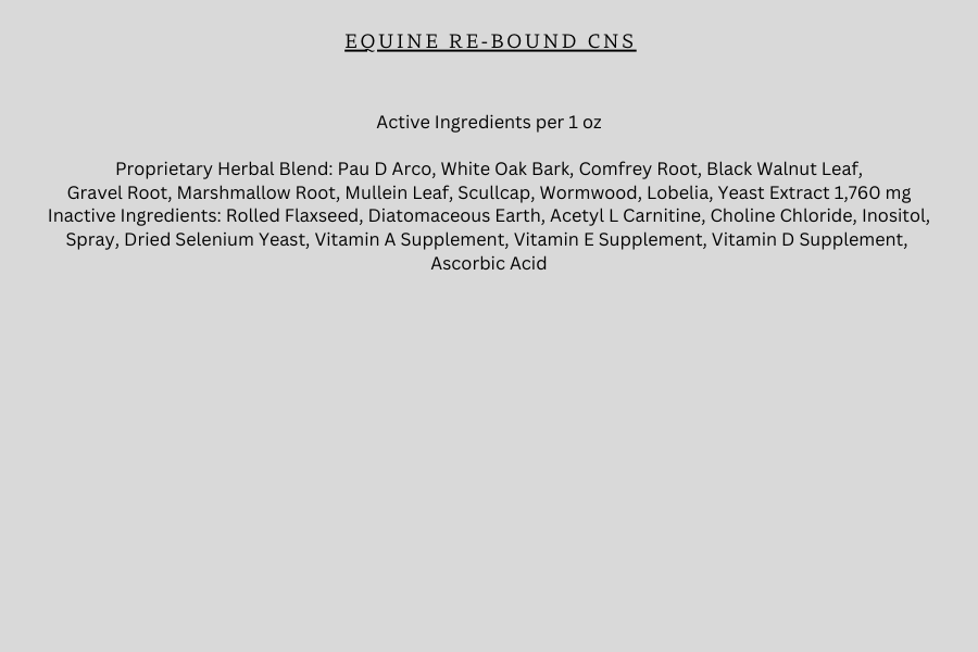 Equine ReBound CNS - Supports Healthy Nerve Function