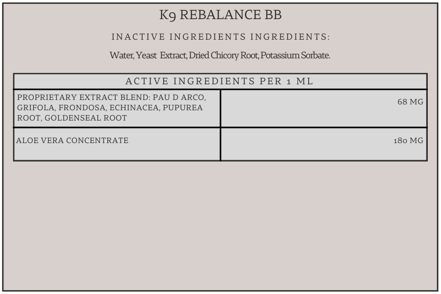 K9 Re Balance Bb - Infection Fighter & Recovery