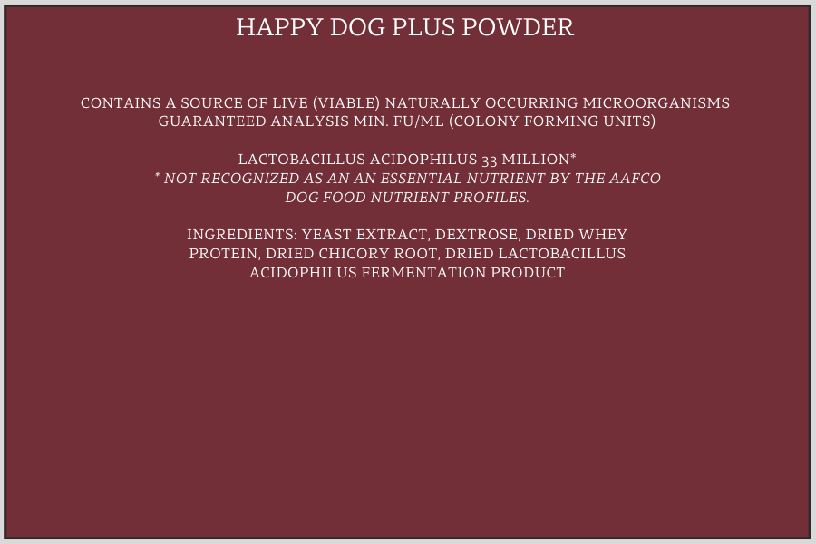 Happy Dog Plus Powder or Paste  - Canine Immunity Support