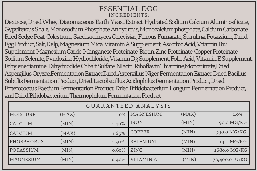Essential Dog - Canine Daily Nutritional & Immune Support