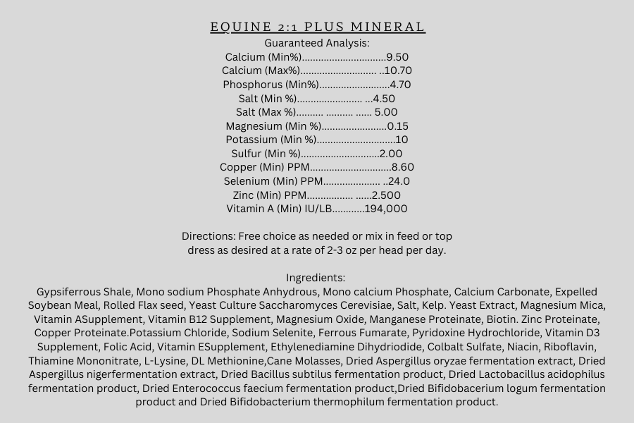 An Elite Global 2:1 Plus Mineral nutrition label for a protein powder.
