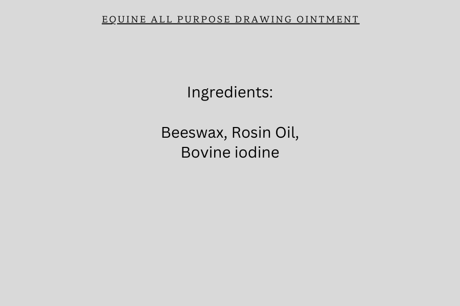 Equine All Purpose Drawing Ointment