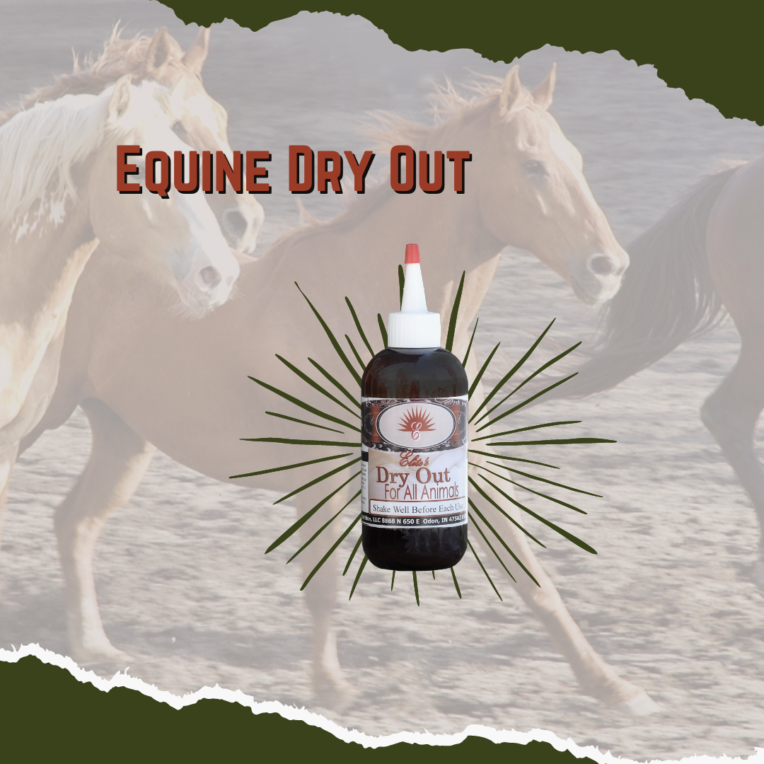 Size: 8 oz Squeeze Bottle  Topical use for areas needing to dry up Drying properties of salt and alcohol Penetrating effects from vinegar Naval dry out for foals, can be dipped or dabbed with clean cotton until dry Works good on thrush